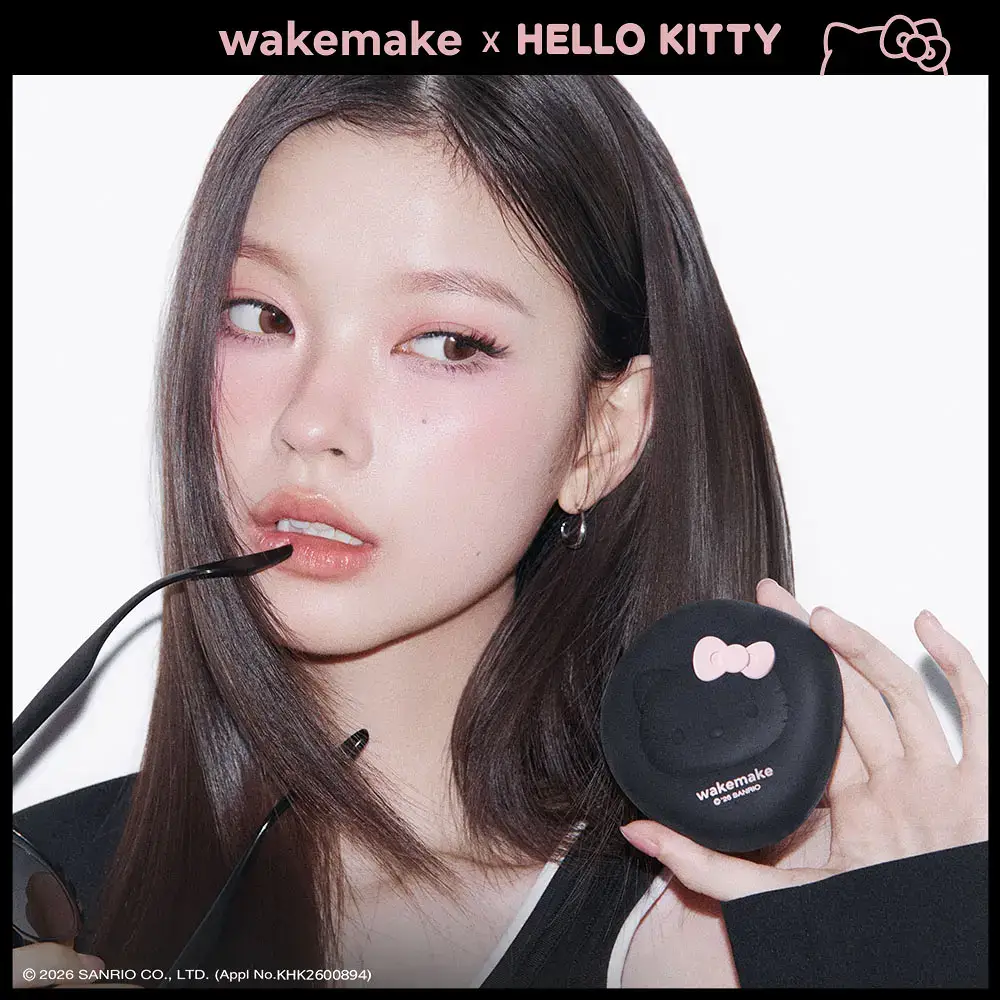 [헬로키티 블랙에디션/단독기획]웨이크메이크 워터 글로우 코팅밤(단품/기획)